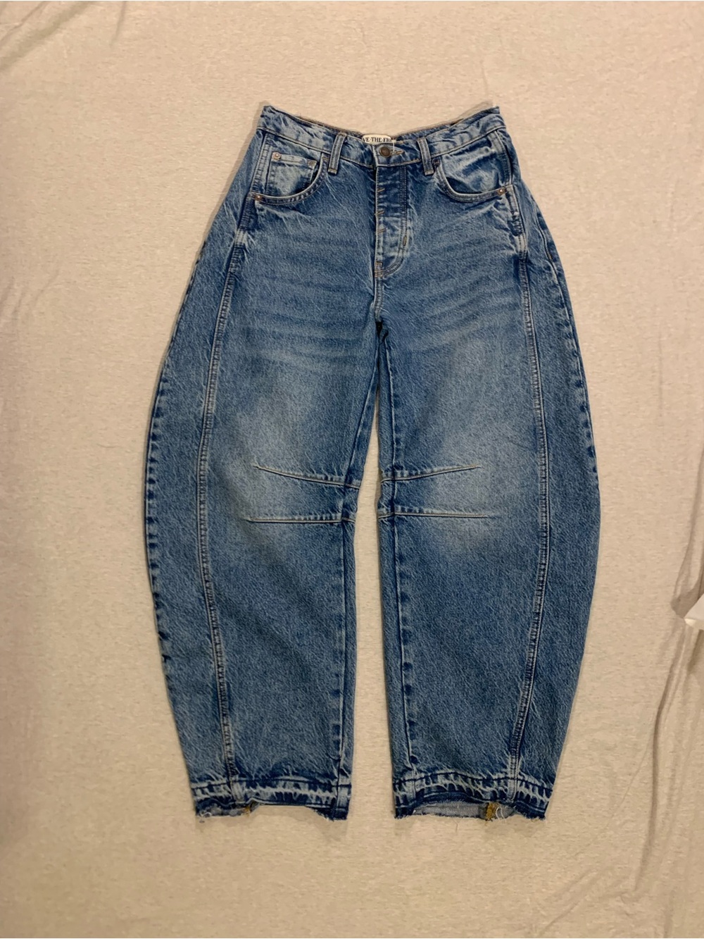 Free People / We The Free Barrel Jeans Sz 24